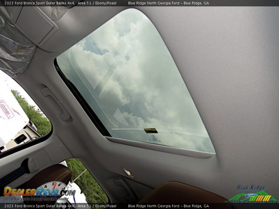 2023 Ford Bronco Sport Outer Banks 4x4 Area 51 / Ebony/Roast Photo #24