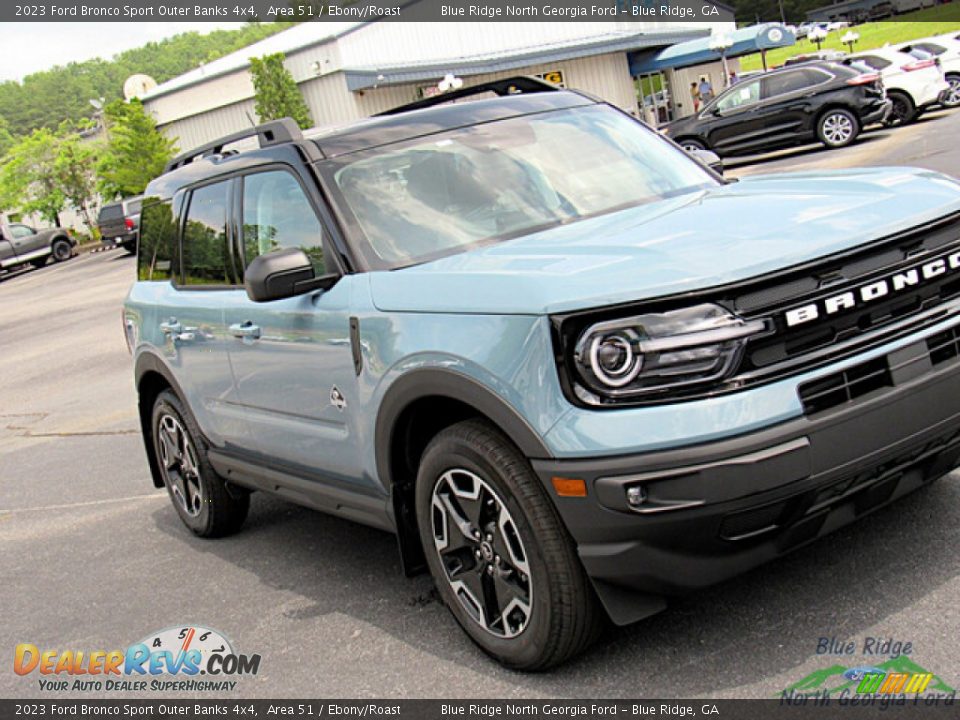 2023 Ford Bronco Sport Outer Banks 4x4 Area 51 / Ebony/Roast Photo #27