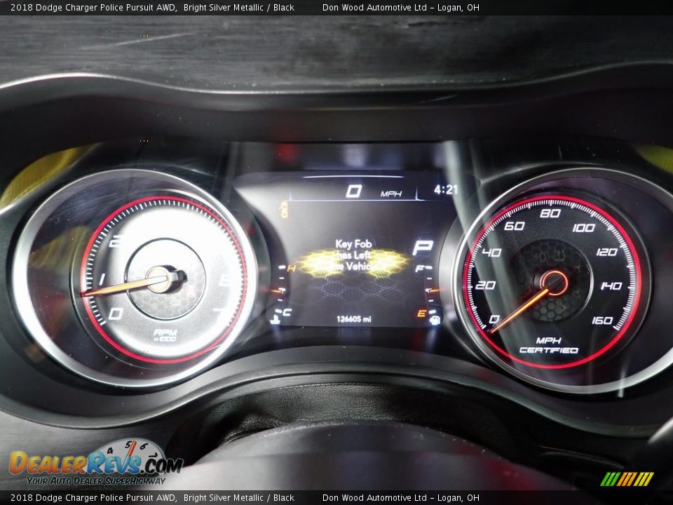 2018 Dodge Charger Police Pursuit AWD Gauges Photo #15