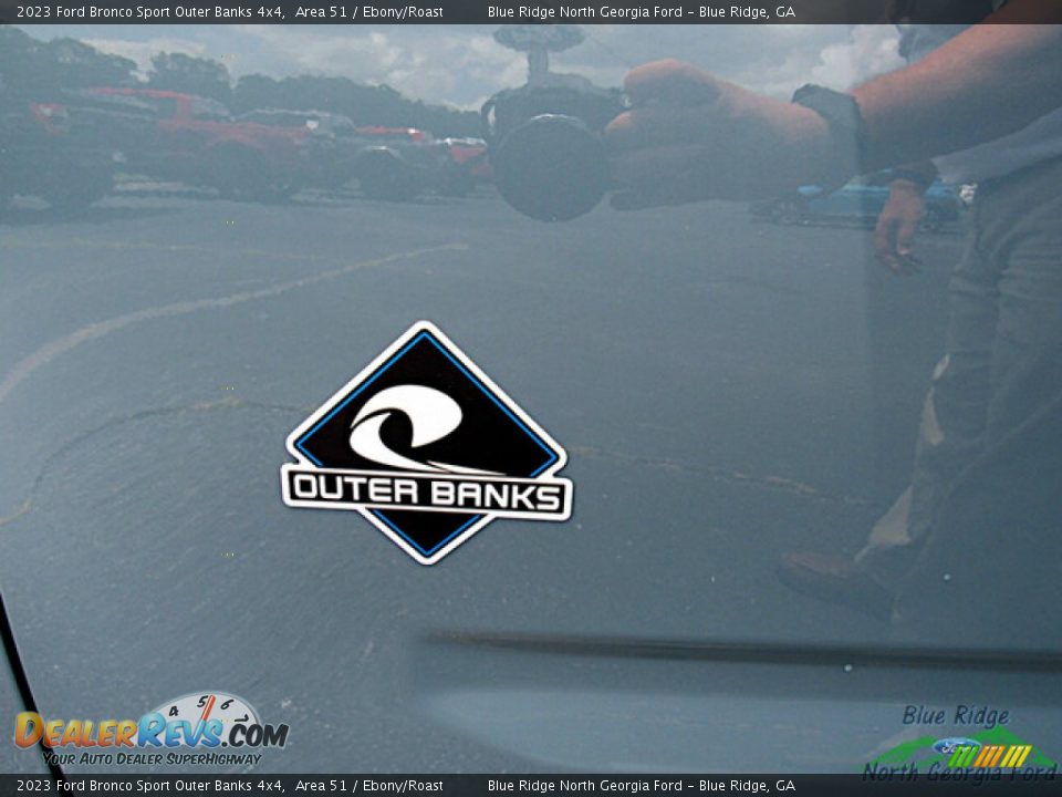 2023 Ford Bronco Sport Outer Banks 4x4 Area 51 / Ebony/Roast Photo #30