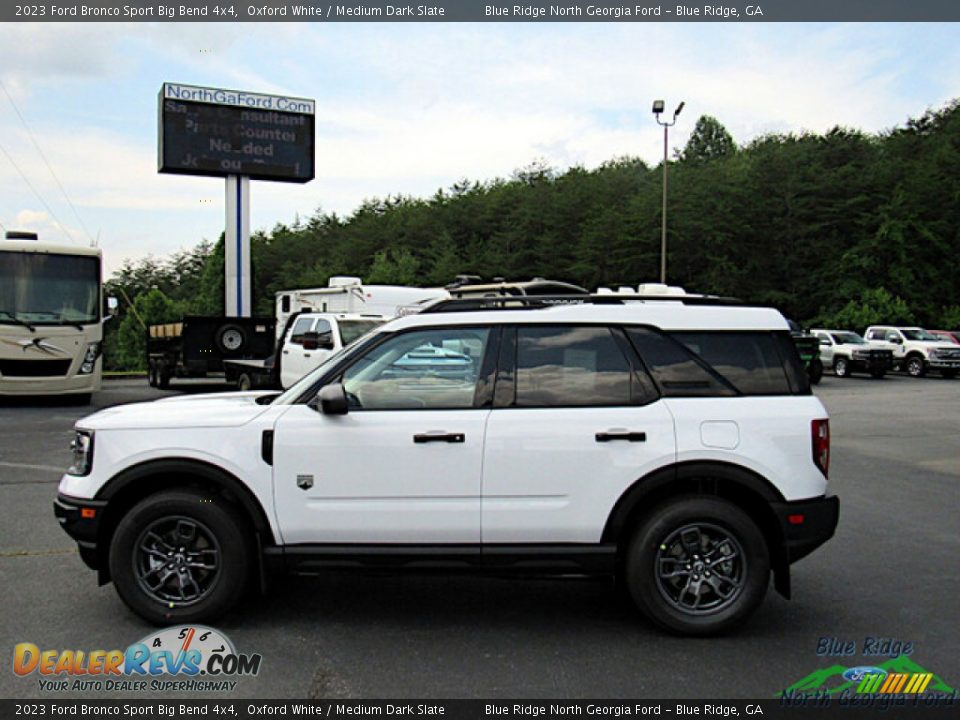 2023 Ford Bronco Sport Big Bend 4x4 Oxford White / Medium Dark Slate Photo #2
