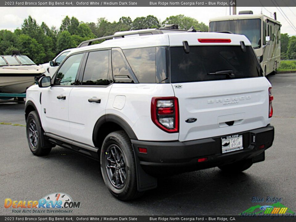 2023 Ford Bronco Sport Big Bend 4x4 Oxford White / Medium Dark Slate Photo #3