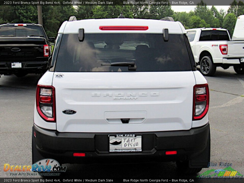 2023 Ford Bronco Sport Big Bend 4x4 Oxford White / Medium Dark Slate Photo #4