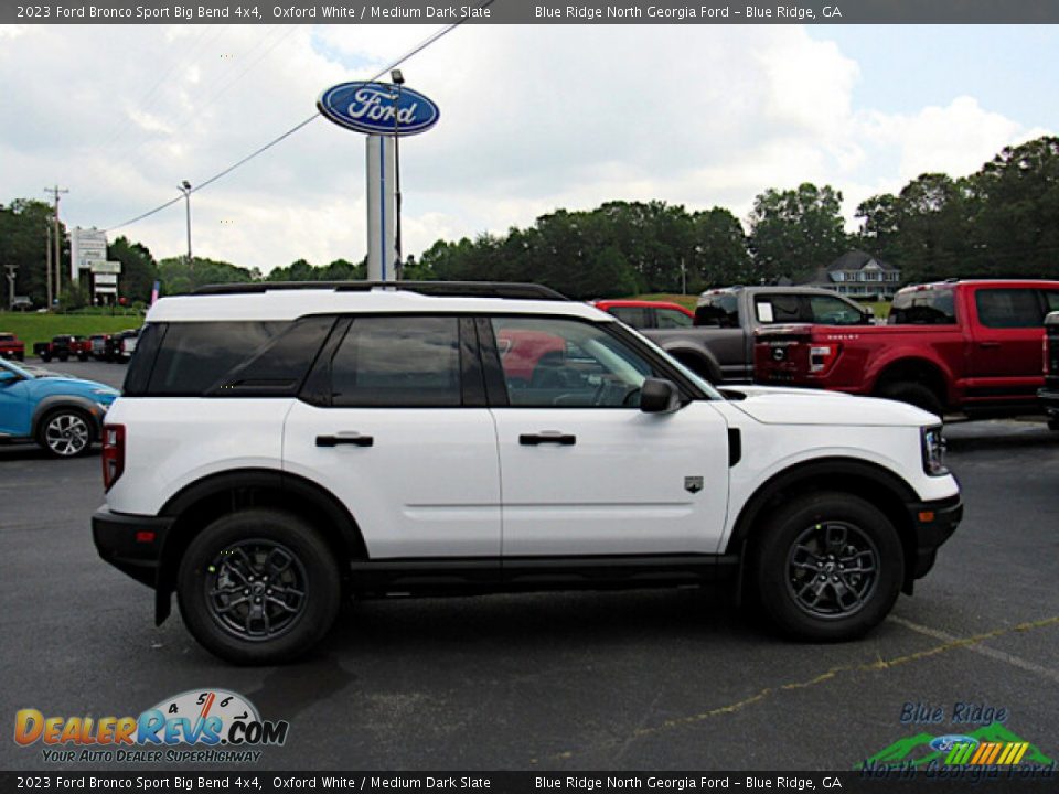 2023 Ford Bronco Sport Big Bend 4x4 Oxford White / Medium Dark Slate Photo #6
