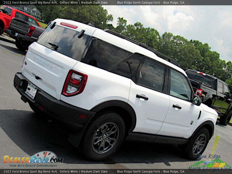 2023 Ford Bronco Sport Big Bend 4x4 Oxford White / Medium Dark Slate Photo #24