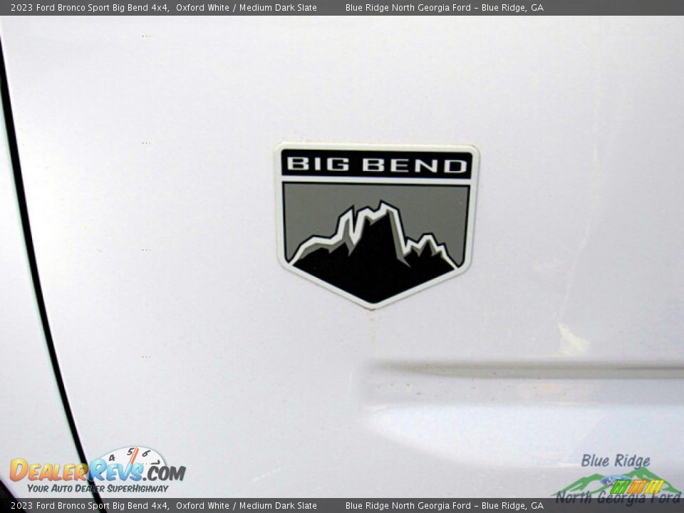 2023 Ford Bronco Sport Big Bend 4x4 Oxford White / Medium Dark Slate Photo #26