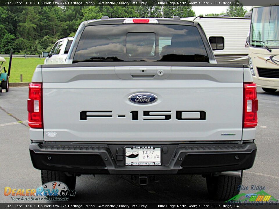 2023 Ford F150 XLT SuperCrew 4x4 Heritage Edition Avalanche / Black/Slate Gray Photo #4