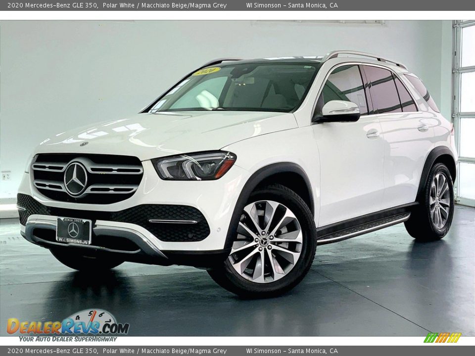 2020 Mercedes-Benz GLE 350 Polar White / Macchiato Beige/Magma Grey Photo #12