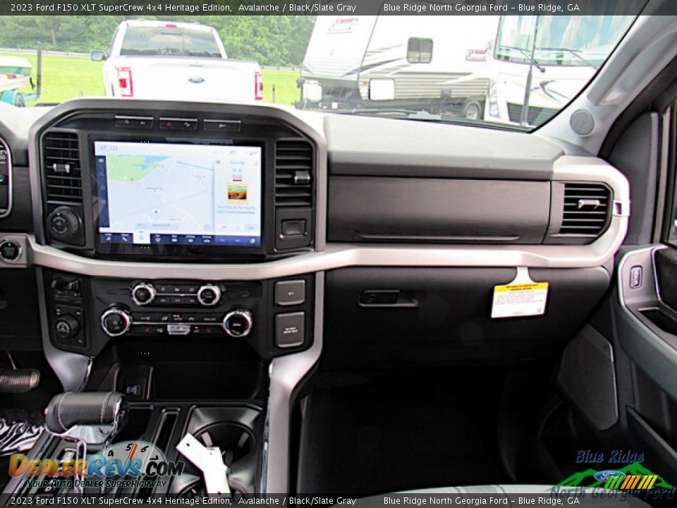 Dashboard of 2023 Ford F150 XLT SuperCrew 4x4 Heritage Edition Photo #16