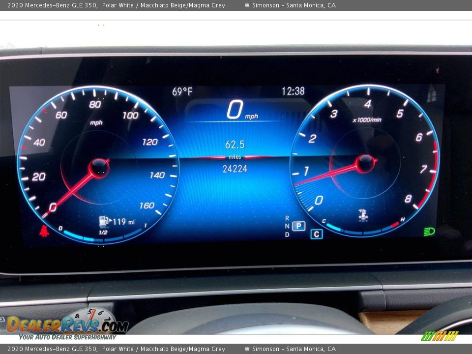 2020 Mercedes-Benz GLE 350 Polar White / Macchiato Beige/Magma Grey Photo #23