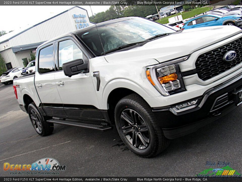 2023 Ford F150 XLT SuperCrew 4x4 Heritage Edition Avalanche / Black/Slate Gray Photo #31