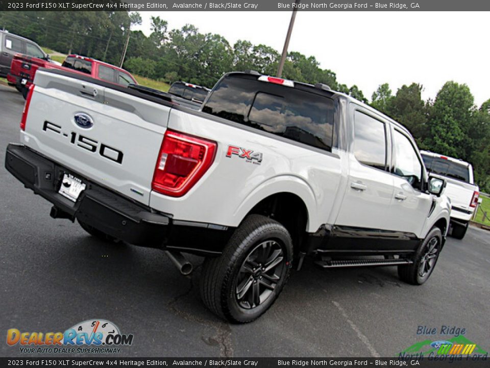 2023 Ford F150 XLT SuperCrew 4x4 Heritage Edition Avalanche / Black/Slate Gray Photo #32