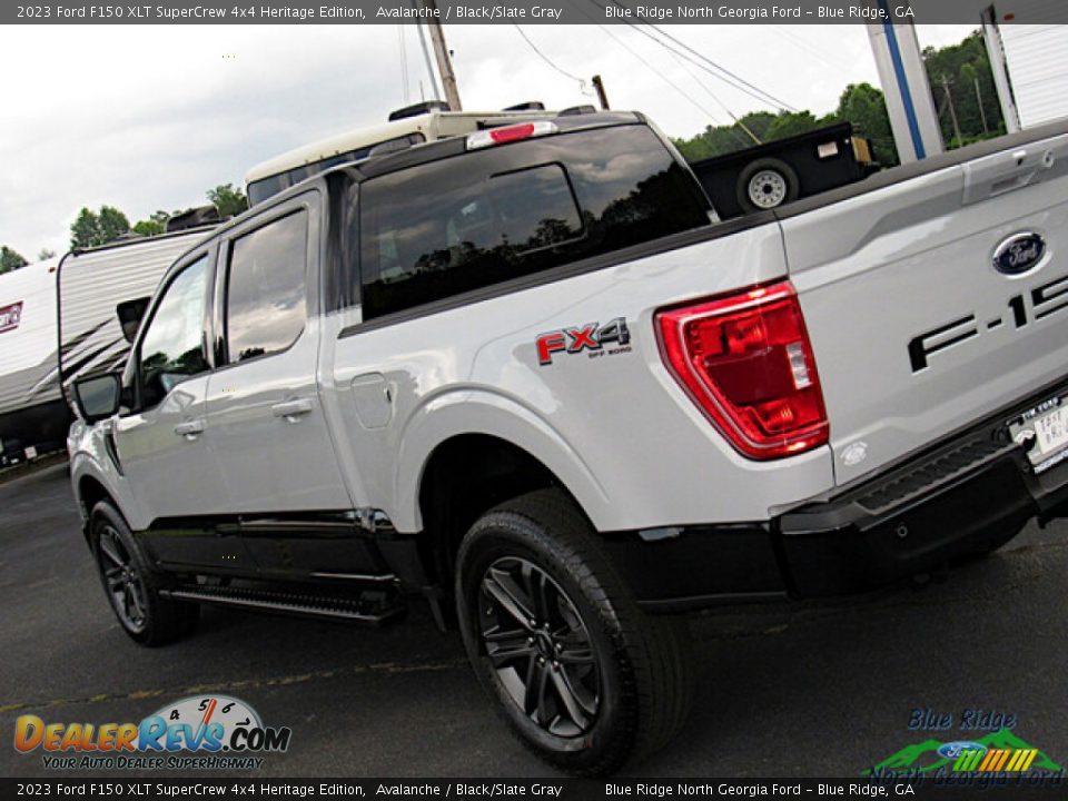 2023 Ford F150 XLT SuperCrew 4x4 Heritage Edition Avalanche / Black/Slate Gray Photo #33