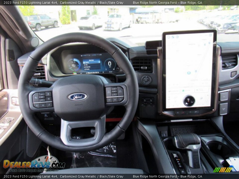 Dashboard of 2023 Ford F150 Lightning Lariat 4x4 Photo #14