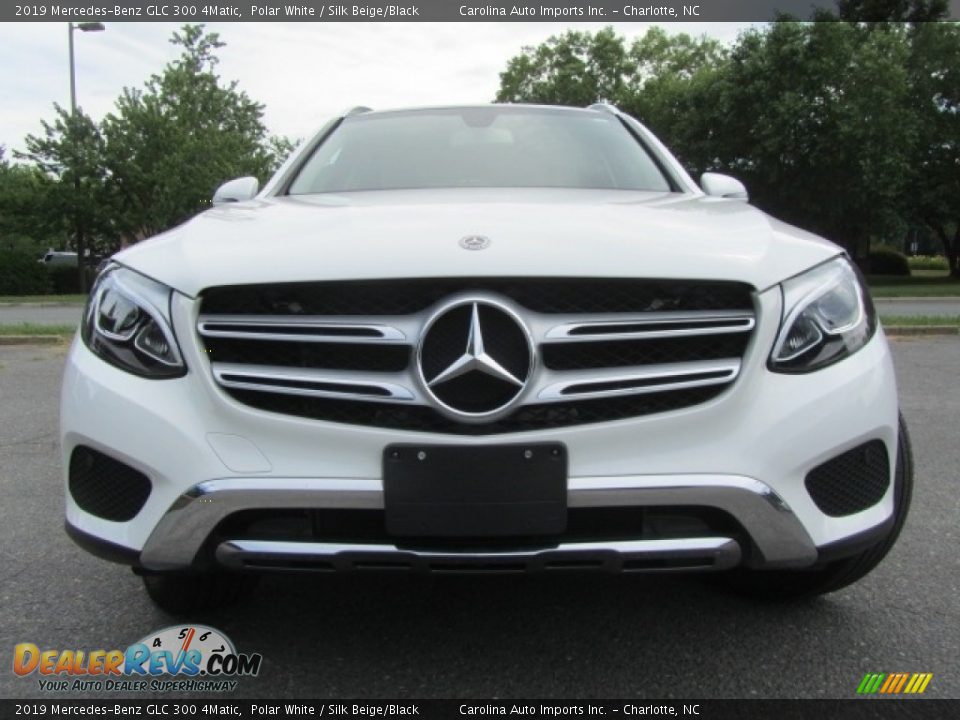 2019 Mercedes-Benz GLC 300 4Matic Polar White / Silk Beige/Black Photo #4