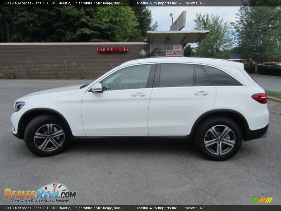 2019 Mercedes-Benz GLC 300 4Matic Polar White / Silk Beige/Black Photo #7