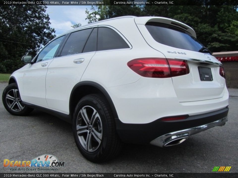 2019 Mercedes-Benz GLC 300 4Matic Polar White / Silk Beige/Black Photo #8