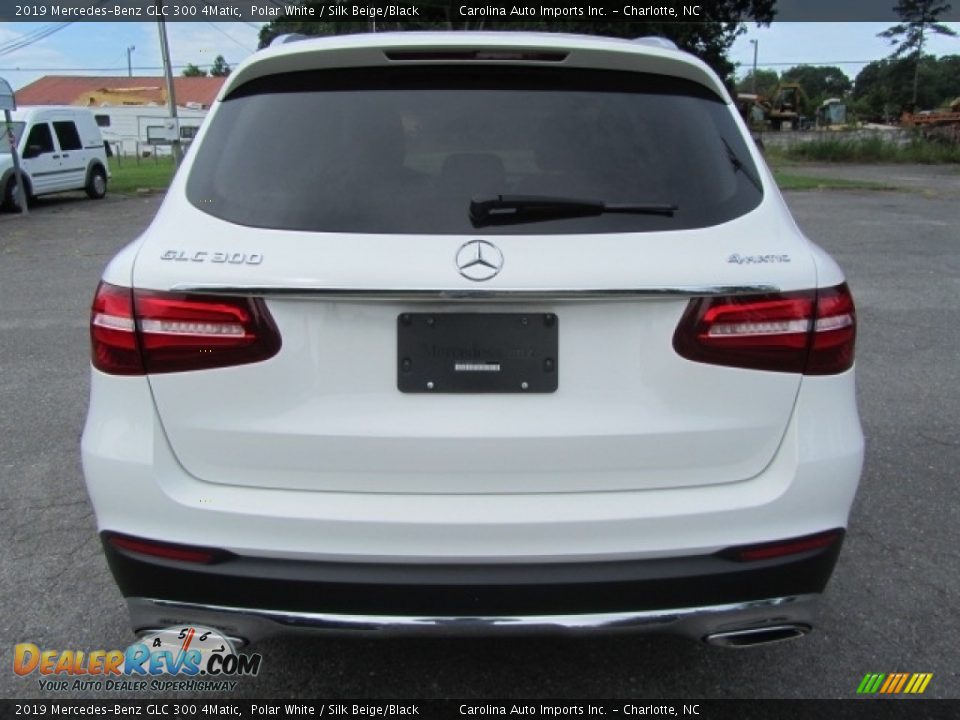 2019 Mercedes-Benz GLC 300 4Matic Polar White / Silk Beige/Black Photo #9