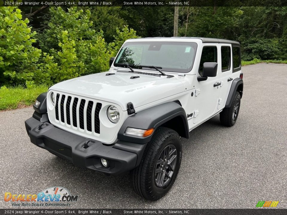 2024 Jeep Wrangler 4-Door Sport S 4x4 Bright White / Black Photo #2