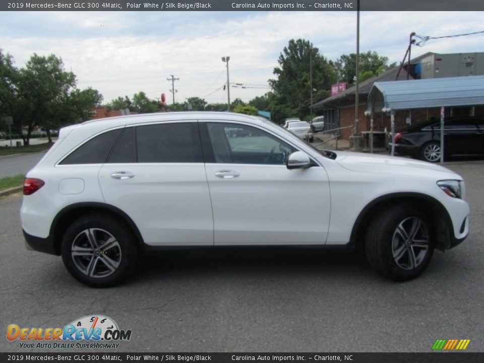 2019 Mercedes-Benz GLC 300 4Matic Polar White / Silk Beige/Black Photo #11