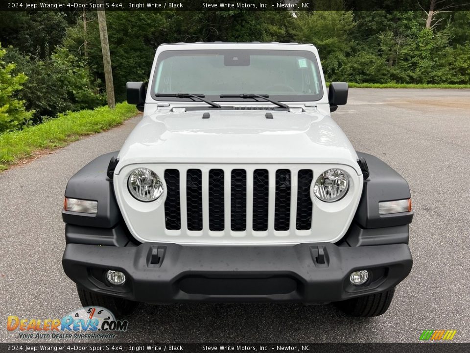 2024 Jeep Wrangler 4-Door Sport S 4x4 Bright White / Black Photo #3