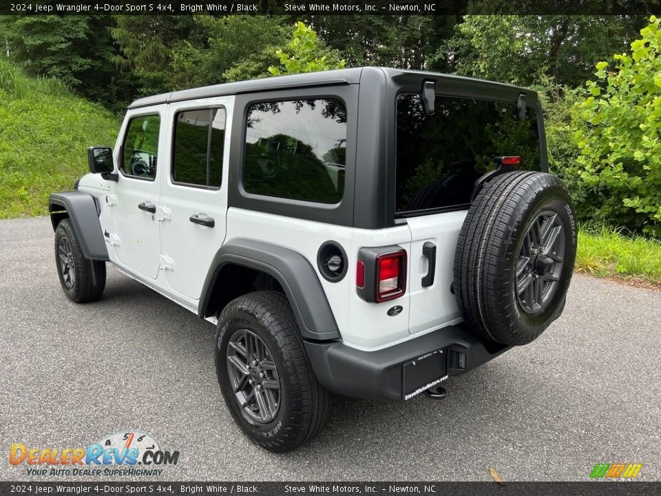2024 Jeep Wrangler 4-Door Sport S 4x4 Bright White / Black Photo #8