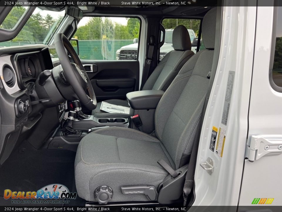 Front Seat of 2024 Jeep Wrangler 4-Door Sport S 4x4 Photo #11