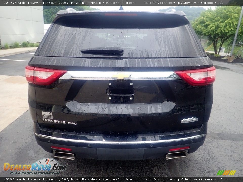 2019 Chevrolet Traverse High Country AWD Mosaic Black Metallic / Jet Black/Loft Brown Photo #3