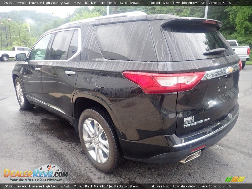 2019 Chevrolet Traverse High Country AWD Mosaic Black Metallic / Jet Black/Loft Brown Photo #5