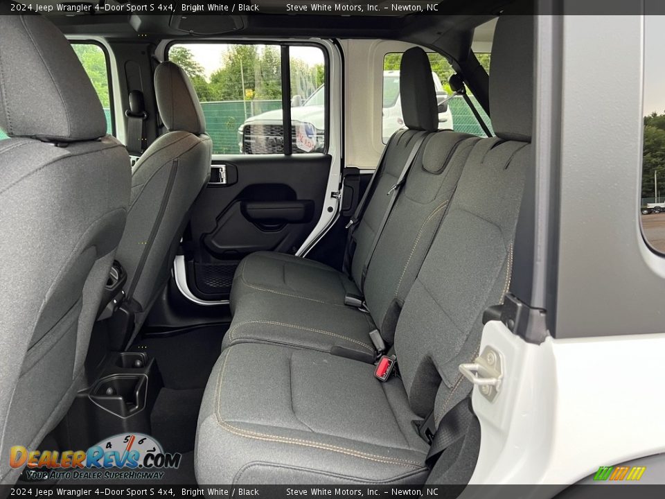 Rear Seat of 2024 Jeep Wrangler 4-Door Sport S 4x4 Photo #14