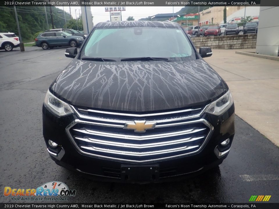 2019 Chevrolet Traverse High Country AWD Mosaic Black Metallic / Jet Black/Loft Brown Photo #8