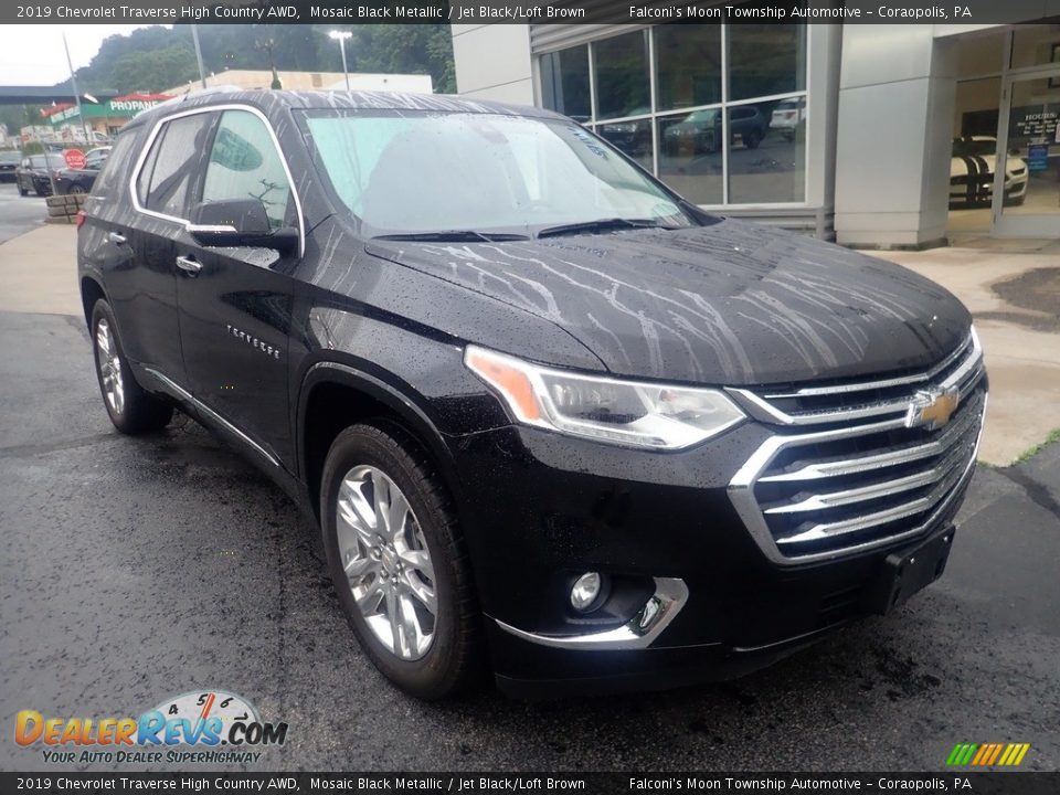 2019 Chevrolet Traverse High Country AWD Mosaic Black Metallic / Jet Black/Loft Brown Photo #9