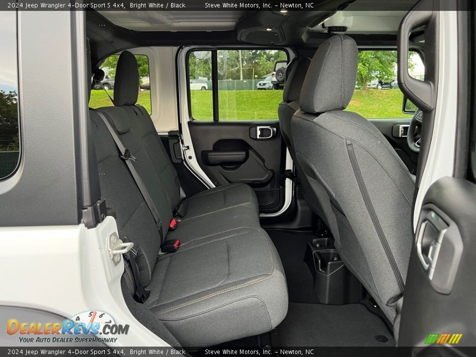 Rear Seat of 2024 Jeep Wrangler 4-Door Sport S 4x4 Photo #17