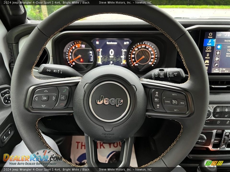 2024 Jeep Wrangler 4-Door Sport S 4x4 Steering Wheel Photo #19