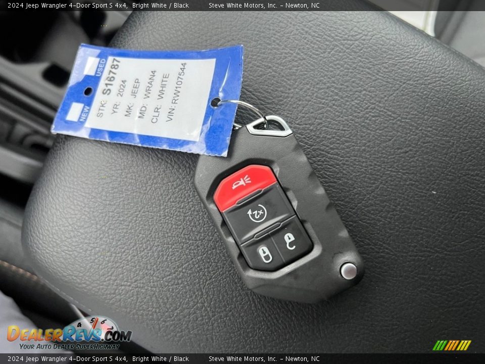 Keys of 2024 Jeep Wrangler 4-Door Sport S 4x4 Photo #26