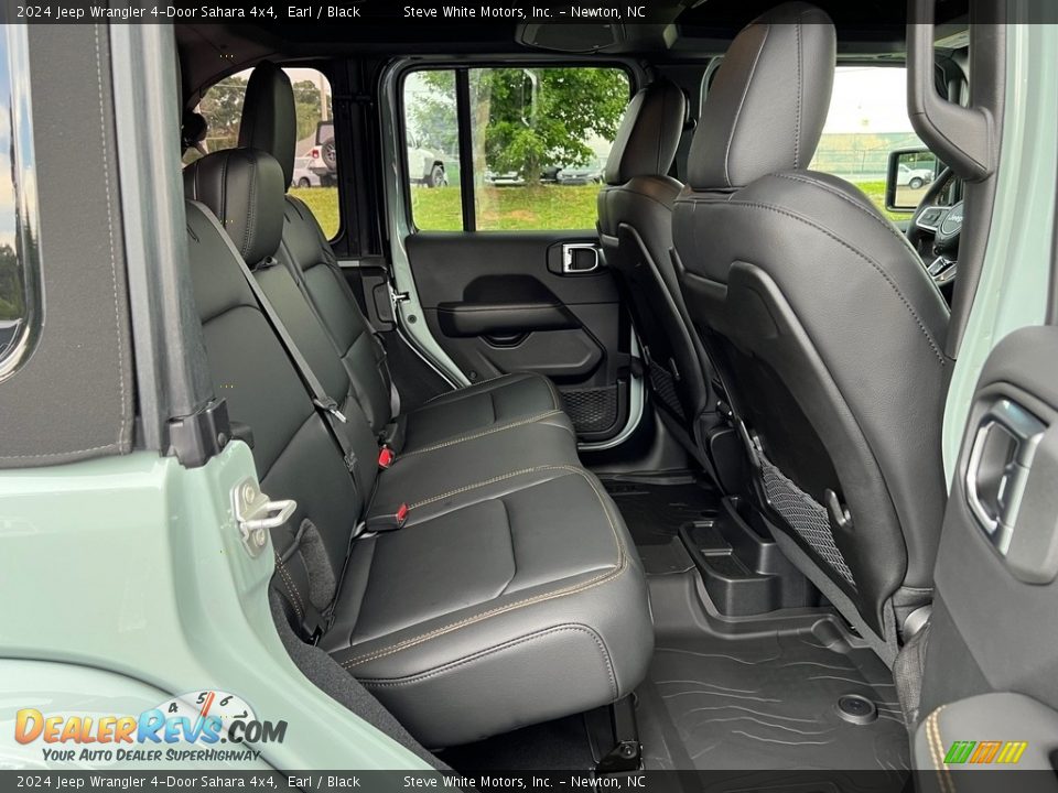 Rear Seat of 2024 Jeep Wrangler 4-Door Sahara 4x4 Photo #17