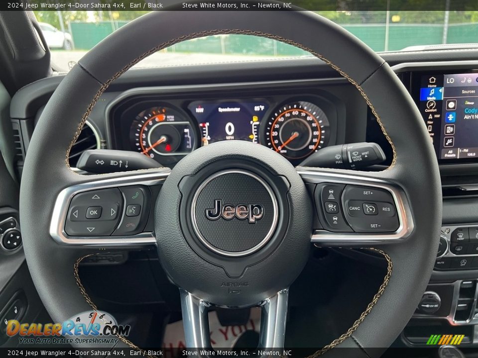 2024 Jeep Wrangler 4-Door Sahara 4x4 Steering Wheel Photo #21