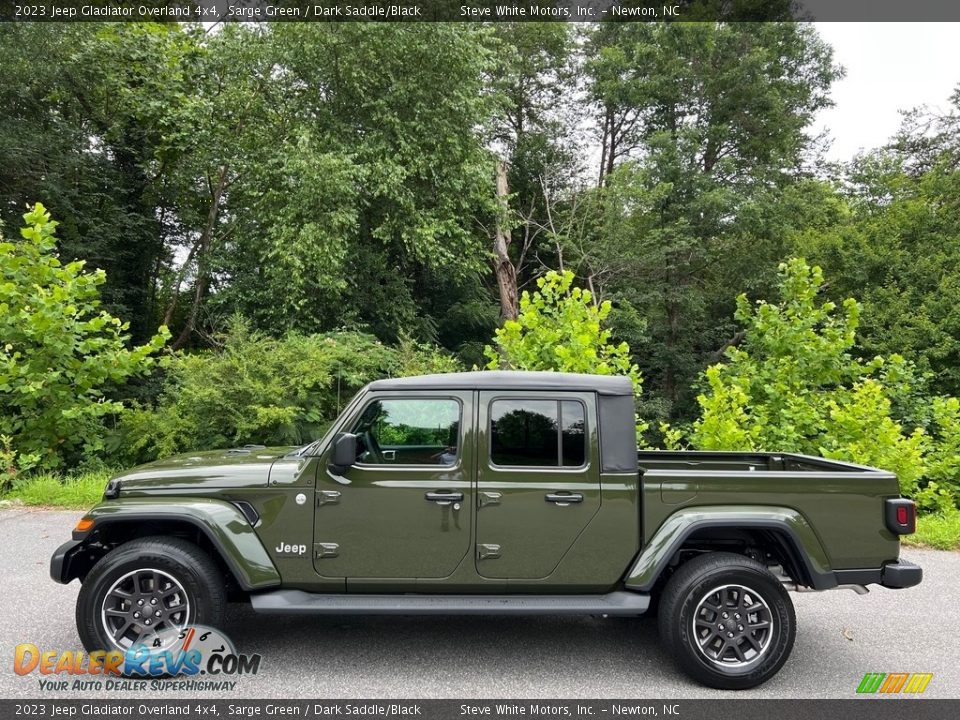 2023 Jeep Gladiator Overland 4x4 Sarge Green / Dark Saddle/Black Photo #1