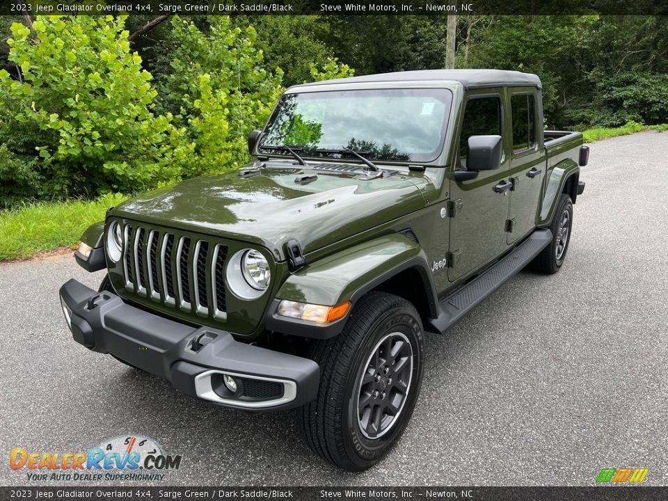 2023 Jeep Gladiator Overland 4x4 Sarge Green / Dark Saddle/Black Photo #2