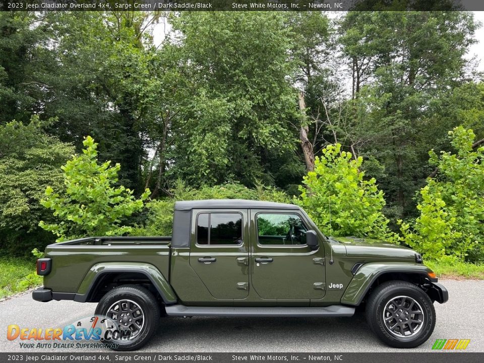 2023 Jeep Gladiator Overland 4x4 Sarge Green / Dark Saddle/Black Photo #5