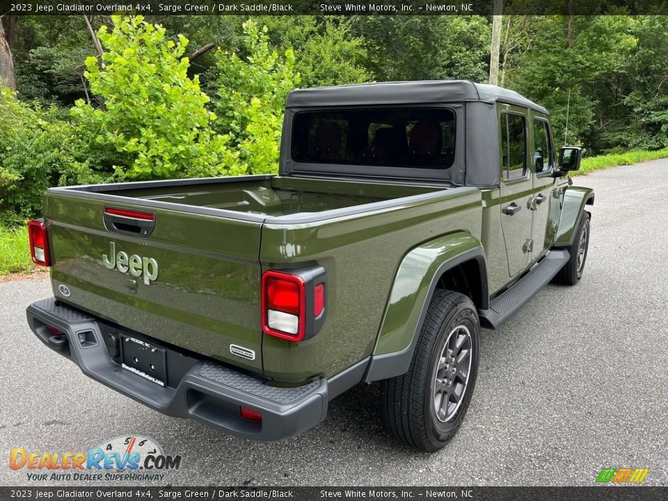 2023 Jeep Gladiator Overland 4x4 Sarge Green / Dark Saddle/Black Photo #6