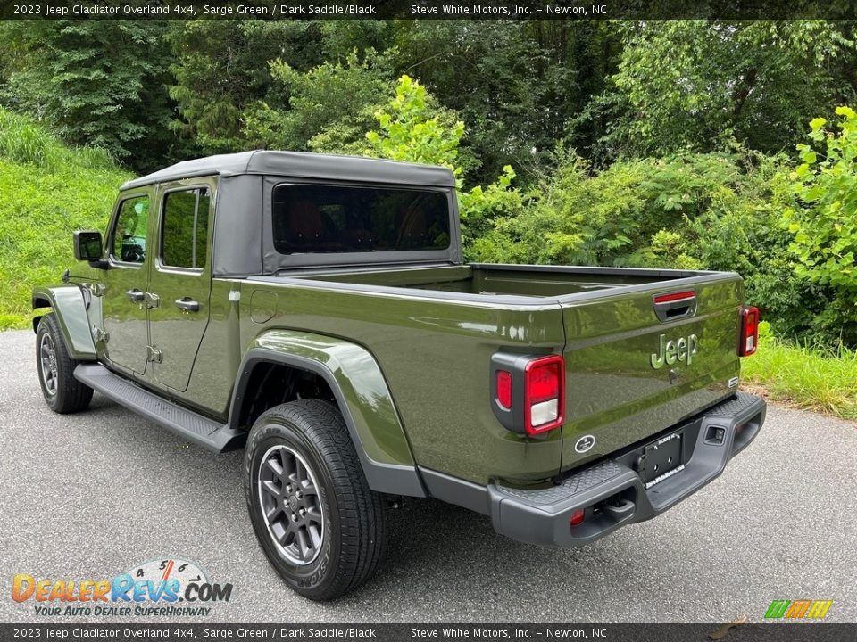 2023 Jeep Gladiator Overland 4x4 Sarge Green / Dark Saddle/Black Photo #9