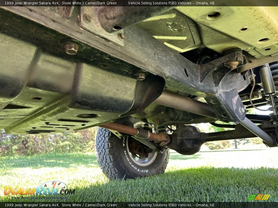 Undercarriage of 1999 Jeep Wrangler Sahara 4x4 Photo #18