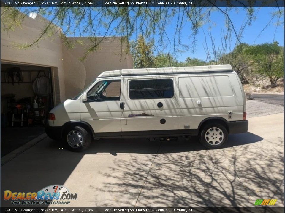 2001 Volkswagen EuroVan MV Arctic White / Grey Photo #4