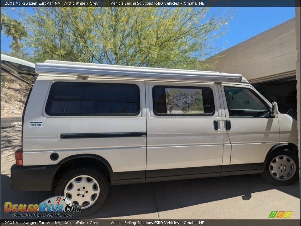 2001 Volkswagen EuroVan MV Arctic White / Grey Photo #5