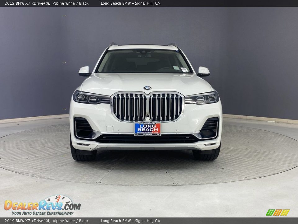 2019 BMW X7 xDrive40i Alpine White / Black Photo #2