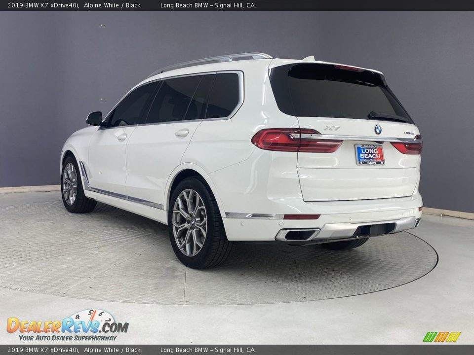 2019 BMW X7 xDrive40i Alpine White / Black Photo #3