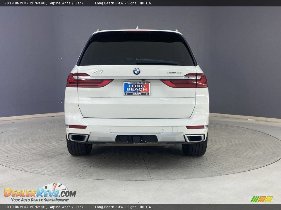 2019 BMW X7 xDrive40i Alpine White / Black Photo #4