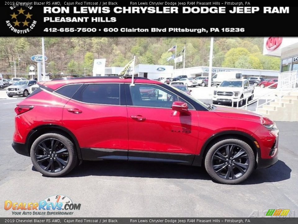 2019 Chevrolet Blazer RS AWD Cajun Red Tintcoat / Jet Black Photo #1