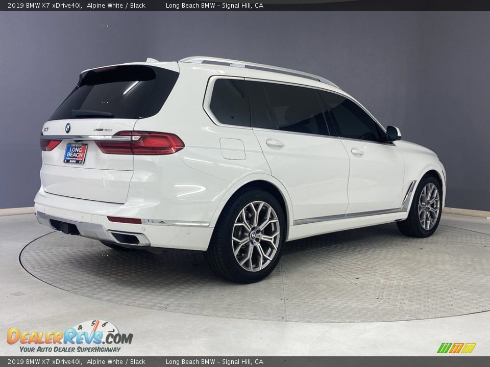 2019 BMW X7 xDrive40i Alpine White / Black Photo #5